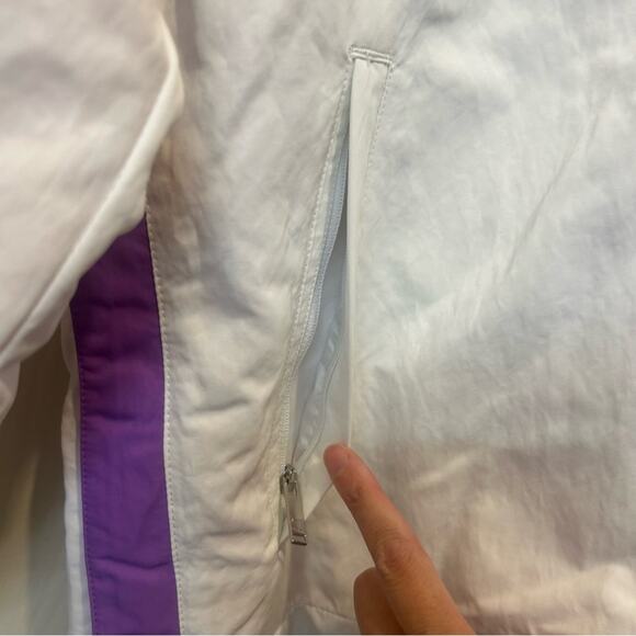 Nike Ambush LA Lakers Spellout NBA Jacket Coat Puffer Zip Button White NWT Med - Picture 6 of 14